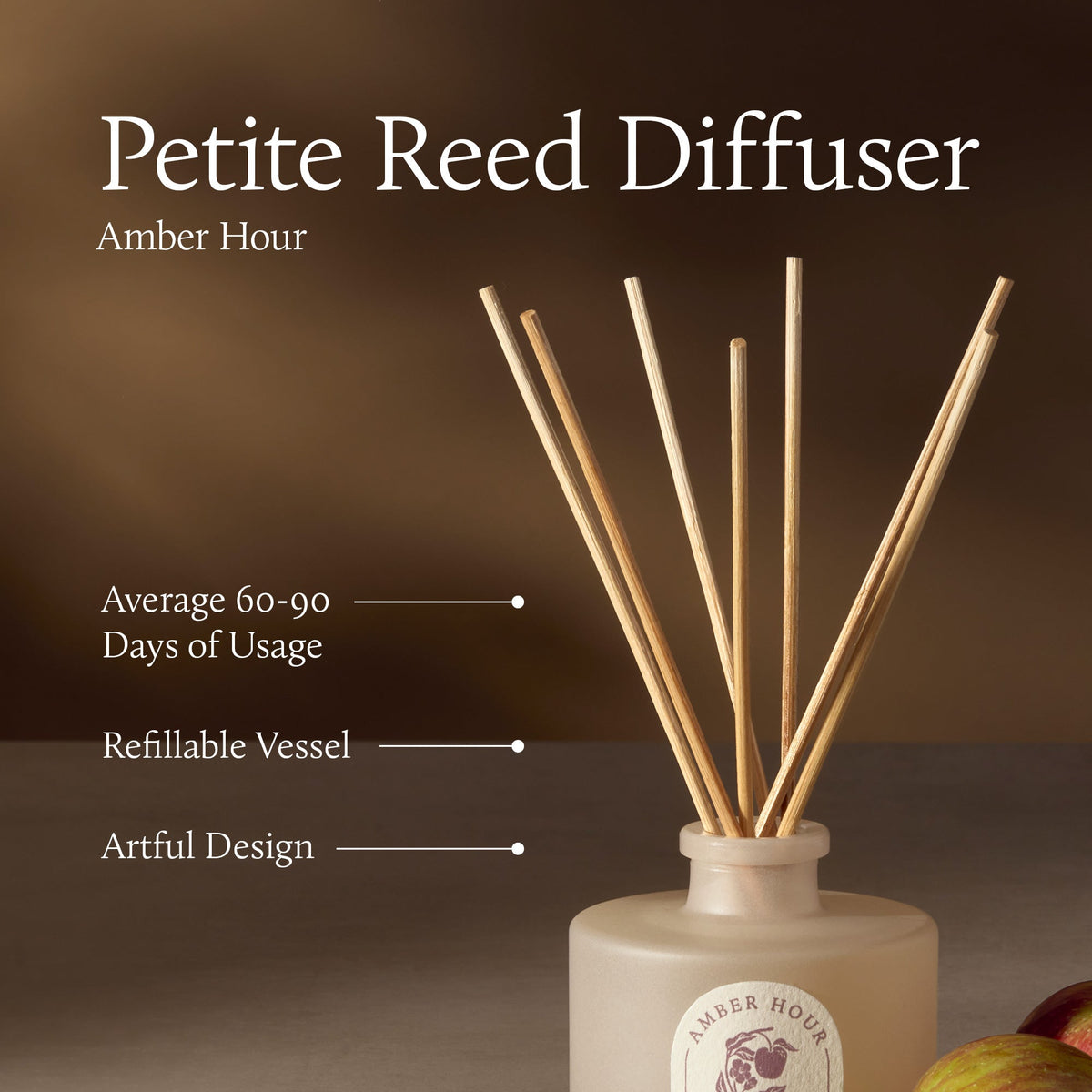 Amber Hour Petite Reed Diffuser